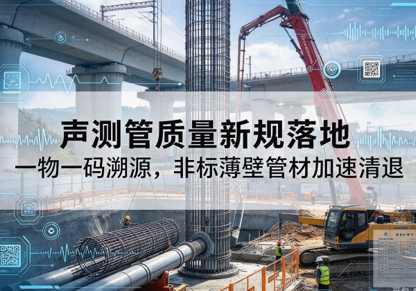 潼关声测管质量新规落地，一物一码溯源，非标薄壁管材加速清退